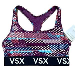 Victorias Secret VSX The Player Racerback Unlined Sport Bra Medium Support M